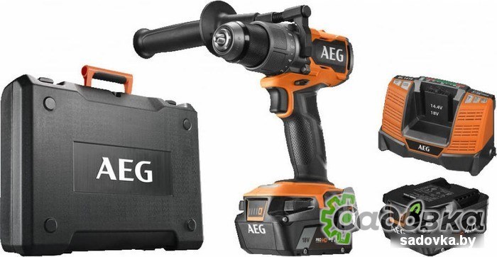 Дрель-шуруповерт AEG Powertools BS 18C3BL-402C 4935478936 (с 2-мя АКБ, кейс)