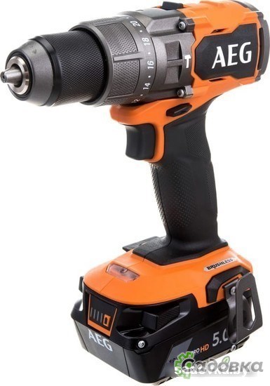 Ударная дрель-шуруповерт AEG Powertools BSB 18C3BL-502C 4935478939 (с 2-мя АКБ 5 Ач, кейс)
