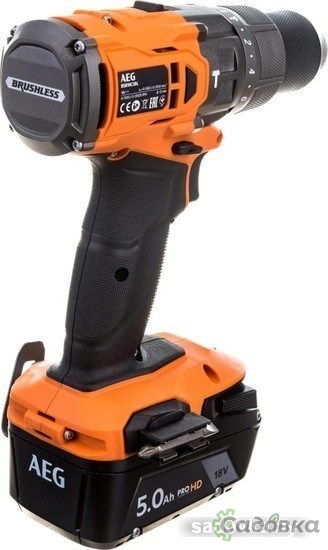 Ударная дрель-шуруповерт AEG Powertools BSB 18C3BL-502C 4935478939 (с 2-мя АКБ 5 Ач, кейс)