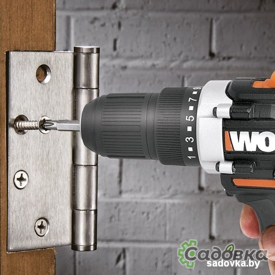 Дрель-шуруповерт Worx WX128.3 (с 2-мя АКБ, кейс)