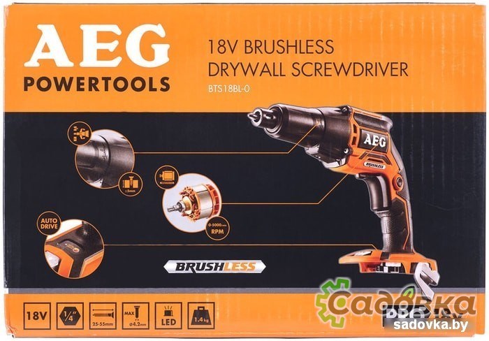 AEG Powertools BTS 18 BL-0 (без аккумулятора)