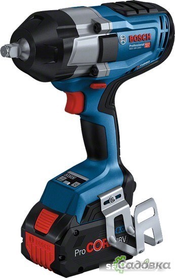 Гайковерт Bosch GDS 18V-1000 Professional 06019J8304 (с 2-мя АКБ, кейс)