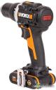 Дрель-шуруповерт Worx WX102 (с 2-мя АКБ, кейс)