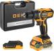Ударная дрель-шуруповерт Deko DKCD20 Impact Set 063-4415 (с 2-мя АКБ 2 Ач, кейс)