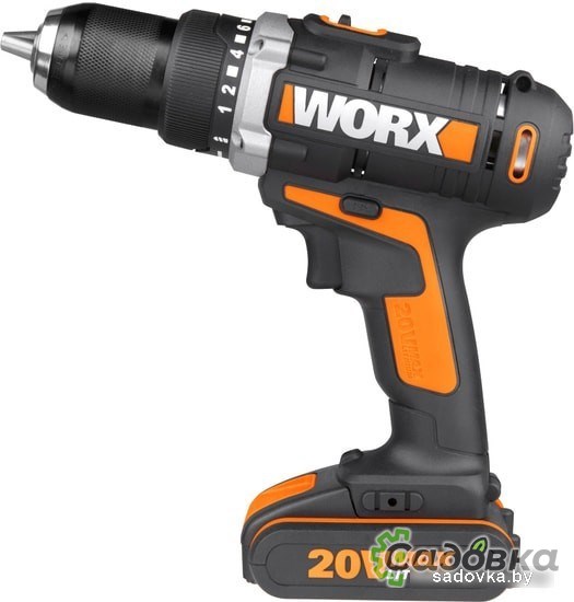 Дрель-шуруповерт Worx WX183.1 (с 2-мя АКБ, кейс)