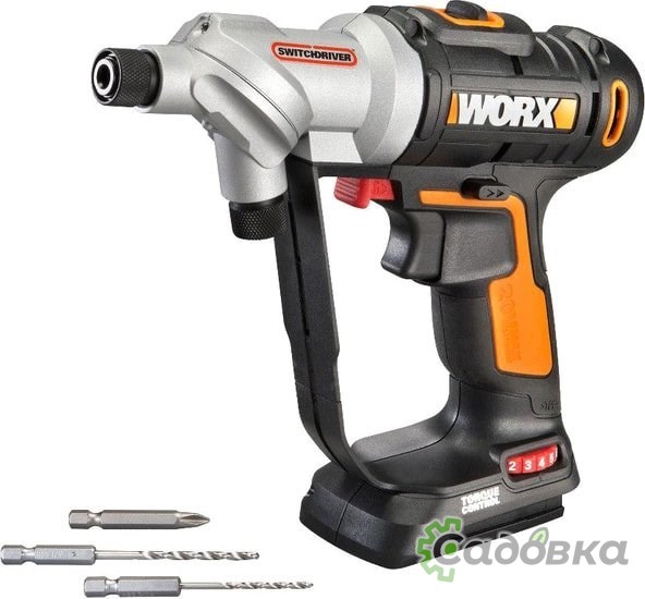 Шуруповерт Worx WX176.2 (с 1-им АКБ, кейс)