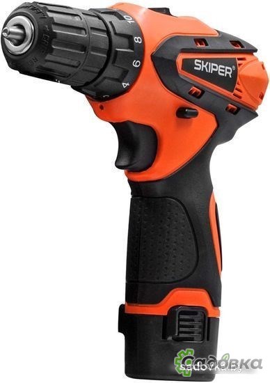 Дрель-шуруповерт Skiper CS2800-1 (с 2-мя АКБ, кейс)