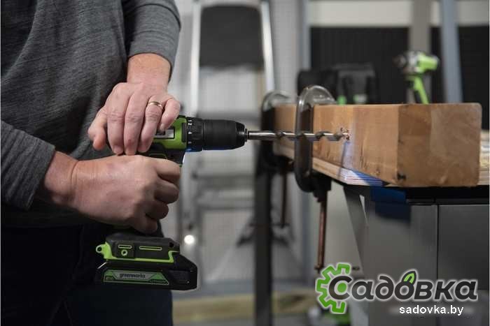Ударная дрель-шуруповерт Greenworks GD24DD60 3704107 (без АКБ)