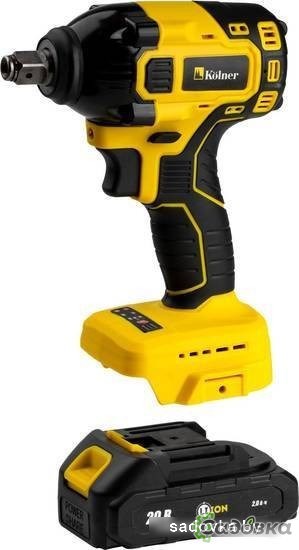 Гайковерт Kolner KCW 20/350 (с 1-им АКБ)