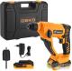 Перфоратор Deko DKCH20 SET (с 2-мя АКБ, кейс)