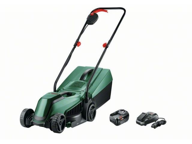 Газонокосилка аккумуляторная BOSCH EasyMower 18V-32-200 (шир. 320 мм, выс. 20-60 мм, травосборник 31 л) (06008B9D00)