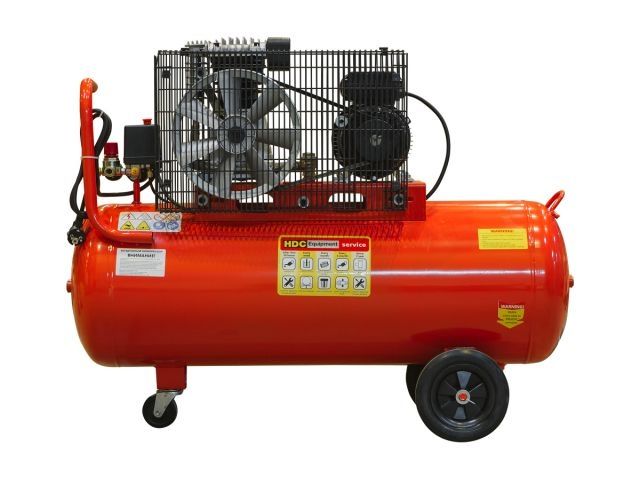 Компрессор HDC HD-A101 ременной (396 л/мин, 10 атм, ременной, масляный, ресив. 100 л, 220 В, 2.20 кВт) (HDC Equipment) (HD-A101)