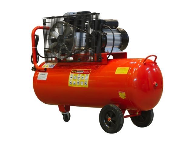 Компрессор HDC HD-A101 ременной (396 л/мин, 10 атм, ременной, масляный, ресив. 100 л, 220 В, 2.20 кВт) (HDC Equipment) (HD-A101)