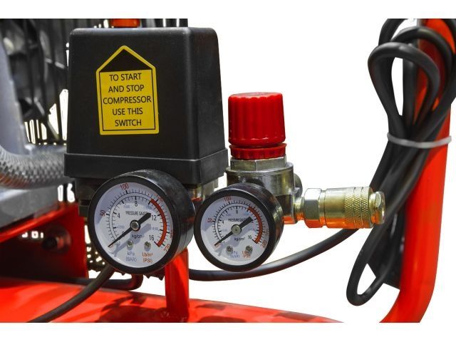 Компрессор HDC HD-A071 ременной (396 л/мин, 10 атм, ременной, масляный, ресив. 70 л, 220 В, 2.20 кВт) (HDC Equipment) (HD-A071)