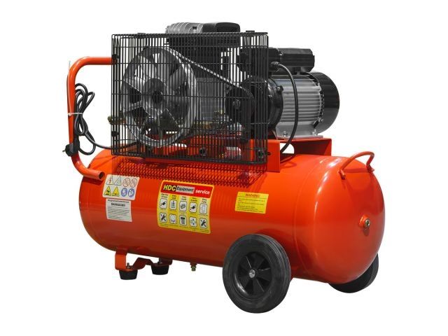 Компрессор HDC HD-A071 ременной (396 л/мин, 10 атм, ременной, масляный, ресив. 70 л, 220 В, 2.20 кВт) (HDC Equipment) (HD-A071)