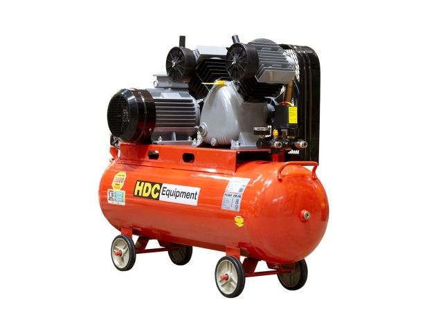Компрессор HDC HD-A103 ременной (600 л/мин, 10 атм, ременной, масляный, ресив. 100 л, 380 В, 3.30 кВт) (HDC Equipment) (HD-A103)