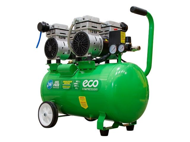 Компрессор ECO AE-50-OF1 безмасляный (280 л/мин, 8 атм, коаксиальный, безмасляный, ресив. 50 л, 220 В, 1,6 кВт) (AE-50-OF1)