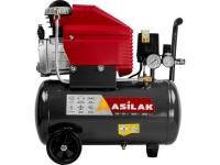 Компрессор ASILAK SLA-324 коаксиальный (235 л/мин, 8 атм, коаксиальный, масляный, ресив. 25 л, 230 В, 1,5 кВт) (AS2840-0)