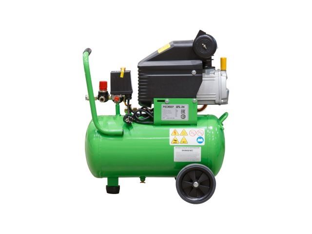 Компрессор ECO AE-251-3 коаксиальный (235 л/мин, 8 атм, коаксиальный, масляный, ресив. 24 л, 220 В, 1.50 кВт) (AE-251-3)