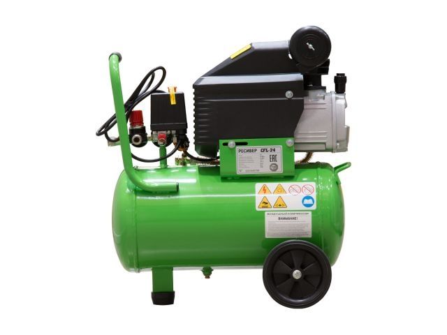 Компрессор ECO AE-251-4 коаксиальный (260 л/мин, 8 атм, коаксиальный, масляный, ресив. 24 л, 220 В, 1.80 кВт) (AE-251-4)