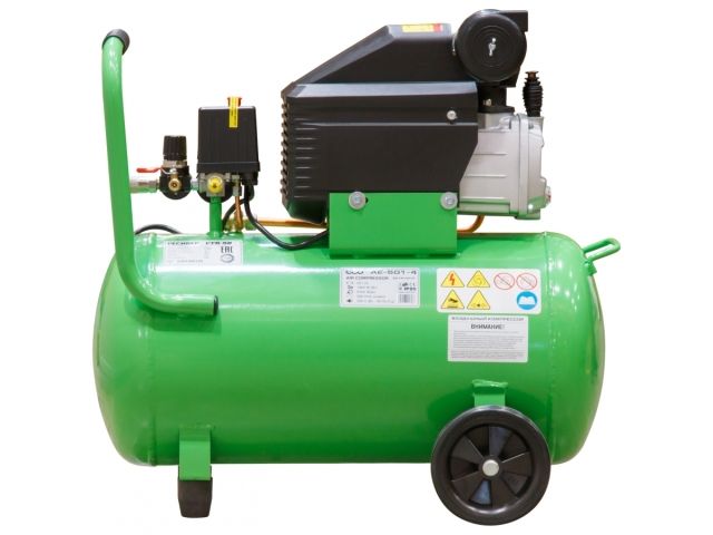 Компрессор ECO AE-501-4 коаксиальный (260 л/мин, 8 атм, коаксиальный, масляный, ресив. 50 л, 220 В, 1.80 кВт) (AE-501-4)