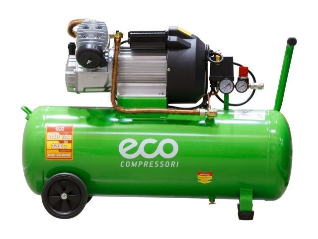 Компрессор ECO AE-705-3 коаксиальный (440 л/мин, 8 атм, коаксиальный, масляный, ресив. 70 л, 220 В, 2.20 кВт) (AE-705-3)