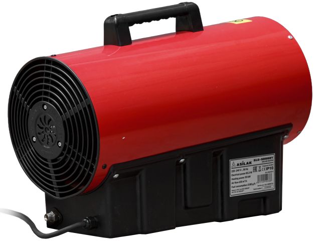 Нагреватель воздуха газовый ASILAK SLG-30000T прям., 30 кВт, термостат, переносной (Мощность 30кВт; Производительность 650 м3/ч; Тип газа: Пропан; Тер (AS6310-5)