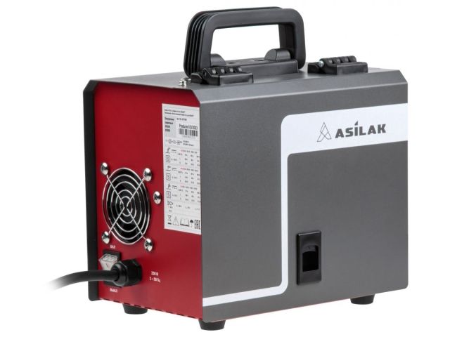 Полуавтомат сварочный ASILAK M2000 (230В; 20-180 А; 80В; FLUX/MMA/TIG LIFT; байонетный разъем; без подкл. газа) (AS1569-5)