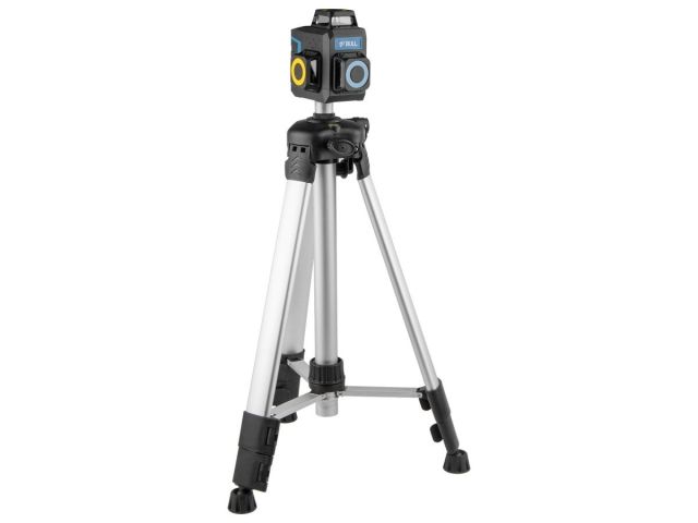 Нивелир лазерный BULL LL 3303 со штативом в кор. 3х360°, до 60 м, +/- 0.3 мм/м, зеленый (резьба 1/4