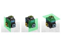 Нивелир лазерный BULL LL 3303 со штативом в кор. 3х360°, до 60 м, +/- 0.3 мм/м, зеленый (резьба 1/4