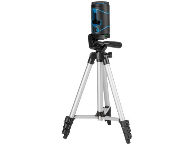 Нивелир лазерный BULL LL 2201 со штативом в кор. 2х120°, до 30 м, +/- 0.3 мм/м, зеленый (резьба 1/4