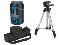 Нивелир лазерный BULL LL 2201 со штативом в кор. 2х120°, до 30 м, +/- 0.3 мм/м, зеленый (резьба 1/4