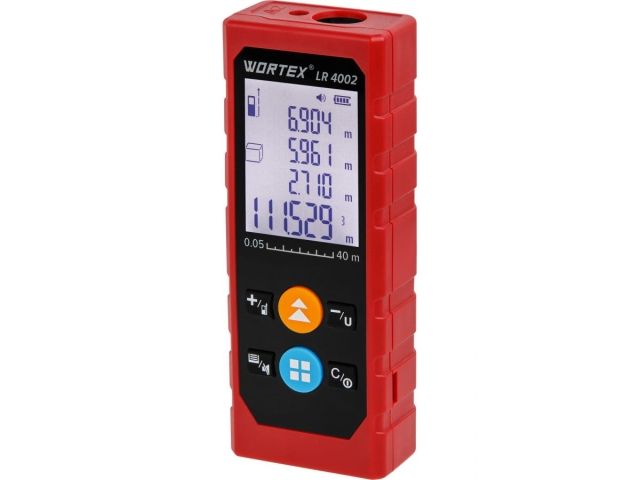 Дальномер лазерный WORTEX LR 4002 в кор., 0,05 - 40, + 2 мм (1329388)