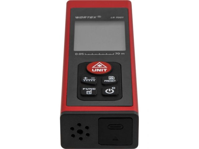 Дальномер лазерный WORTEX LR 7001 в кор., 0,03 - 70, + 2 мм (1329390)