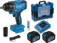 Аккум. ударный гайковерт BULL SC 1807 Xcase, XLTpro, БЕСЩЕТ., 18 В, 750 Н*м, 1/2