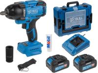 Аккум. ударный гайковерт BULL SC 1807 Xcase, XLTpro, БЕСЩЕТ., 18 В, 750 Н*м, 1/2