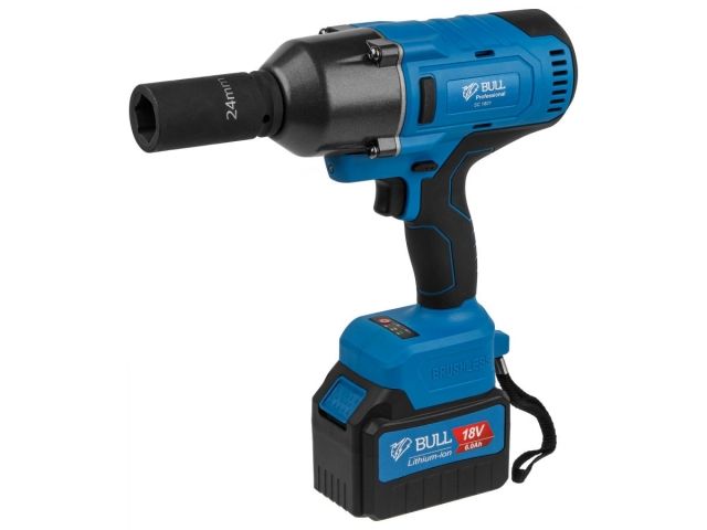 Аккум. ударный гайковерт BULL SC 1801 в кор. XLTpro БЕСЩЕТ., 18 В, 1000 Н*м, 3/4