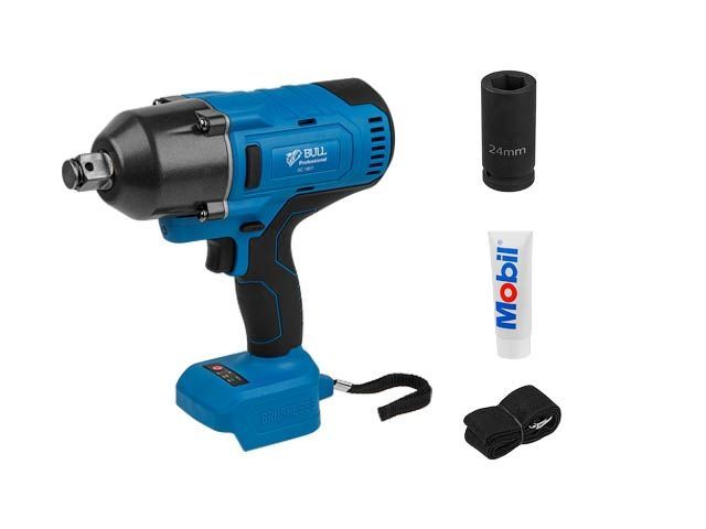 Аккум. ударный гайковерт BULL SC 1801 в кор. XLTpro БЕСЩЕТ., 18 В, 1000 Н*м, 3/4 Аккум. ударный гайковерт BULL SC 1801 в кор. XLTpro БЕСЩЕТ., 18 В, 1000 Н*м, 3/4