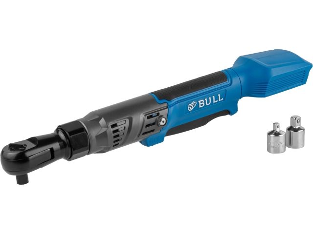 Аккум. угловая трещотка (гайковерт) BULL CRW 9020 в кор. XLTpro 90 Нм, 0-200 об/мин., LED (внешний квадрат, 1/2 Аккум. угловая трещотка (гайковерт) BULL CRW 9020 в кор. XLTpro 90 Нм, 0-200 об/мин., LED (внешний квадрат, 1/2
