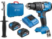 Аккум. дрель-шуруповерт BULL SR 1805 в чем. XLTpro, 2х4 А*ч, БЕСЩЕТ., 18 В, 120 Н*м, БЗП(мет.) 13 мм (Доп. функции: Ударное сверление, 