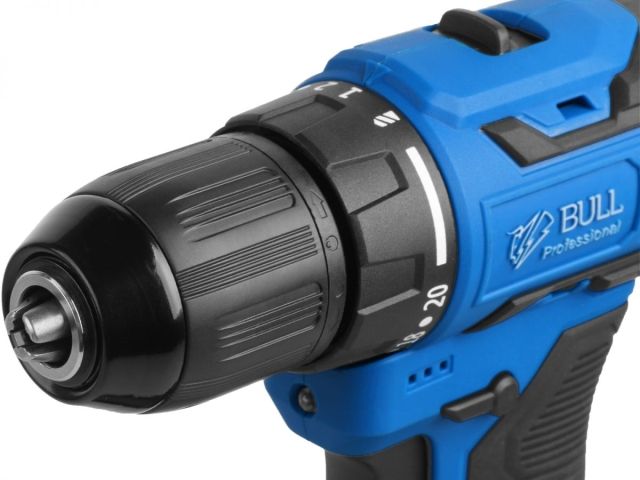 Аккум. дрель-шуруповерт BULL SR 1804 в кор. XLTpro SOLO БЕСЩЕТ., Импульс., 18 В, 45 Н*м (шурупы до 10 мм) (1329419)