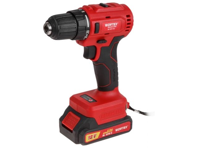 Аккум. дрель-шуруповерт WORTEX BD 1815-1 DLi в чем. ALL1 XLT БЕСЩЕТ, 18 В, 50 Н*м, 1х1.5 А*ч, БЗП 10 (шурупы до 9 мм) (BD18151DLi0029)
