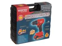 Аккум. дрель-шуруповерт WORTEX BD 1815-1 DLi в чем. ALL1 XLT БЕСЩЕТ, 18 В, 50 Н*м, 1х1.5 А*ч, БЗП 10 (шурупы до 9 мм) (BD18151DLi0029)