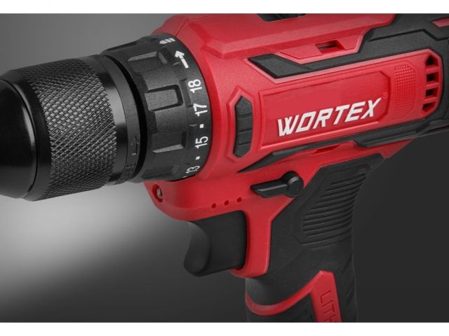 Аккум. дрель-шуруповерт WORTEX BD 1820-1 Li в кор. ALL1 XLT SOLO 18 В, 30 Н*м, БЗП(мет.) 13 мм (шурупы до 8 мм) (0329360)