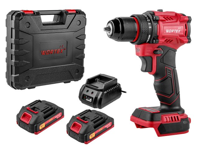 Аккум. дрель-шуруповерт WORTEX LX BD 1815-1 Li ALL1 XLT 18В, 45 Нм, 2*1.5 Ач, патрон 10 мм, бесщёт. (18 В, БЕСЩЁТ.ДВИГ., с 2x1.5 Ач акб) (1333697) Аккум. дрель-шуруповерт WORTEX LX BD 1815-1 Li ALL1 XLT 18В, 45 Нм, 2*1.5 Ач, патрон 10 мм, бесщёт. (18 В, БЕСЩЁТ.ДВИГ., с 2x1.5 Ач акб) (1333697)