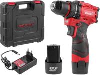 Аккум. дрель-шуруповерт WORTEX LX BD 1220 DLi 12В, 30 Нм, 2*1.5 Ач, патрон 10 мм, бесщёт. (12 В, БЕСЩЁТ.ДВИГ., с 2х1.5 Ач акб, НЕ подходит к линейке A (1333699)