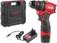 Аккум. дрель-шуруповерт WORTEX LX BD 1215-1 Li 12В, 30 Нм, 1.5 Ач акб, патрон 10 мм, бесщёт. (12 В, БЕСЩЁТ.ДВИГ., с 1.5 Ач акб, НЕ подходит к линейке  (1333698)