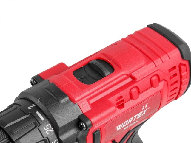 Аккум. дрель-шуруповерт WORTEX LX BD 1215 Li в чем. 12 В, 25 Н*м, 2х1.5 А*ч, БЗП 10 мм (шурупы до 5 мм) (0329353)