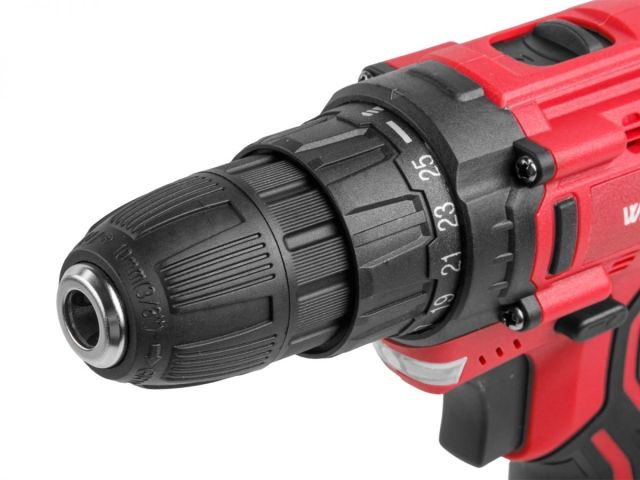 Аккум. дрель-шуруповерт WORTEX LX BD 1215 Li в чем. 12 В, 25 Н*м, 2х1.5 А*ч, БЗП 10 мм (шурупы до 5 мм) (0329353)