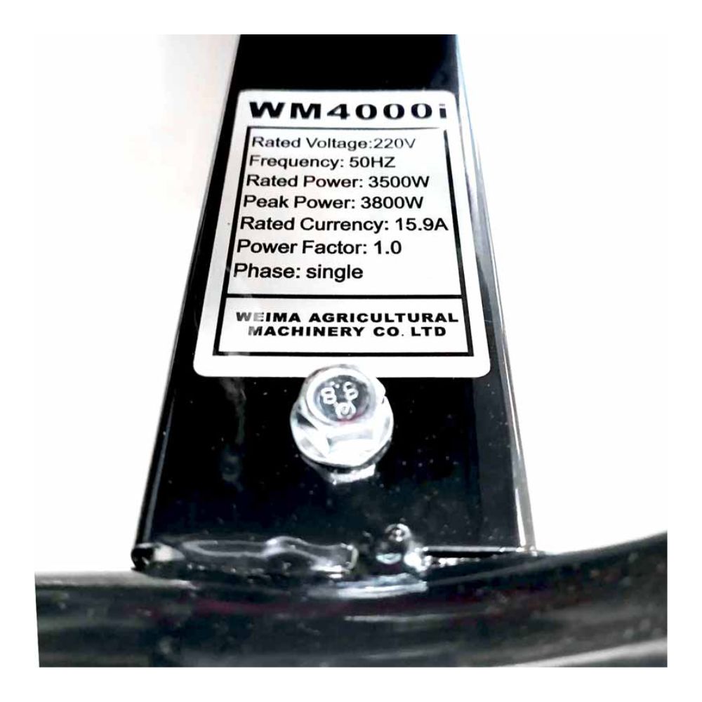 Бензогенератор инверторный Weima WM 4000i 